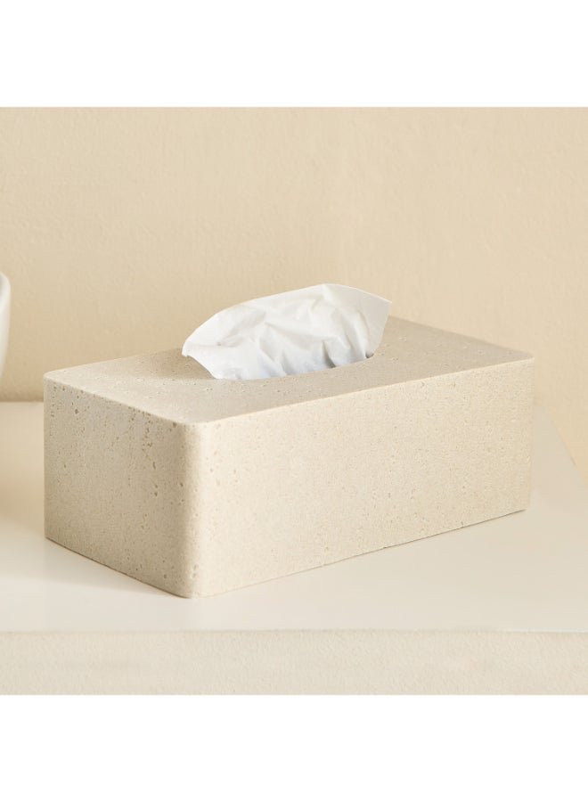 Home Box Avant Resin Tissue Box - Beige - Image 4